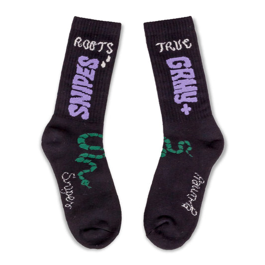 Grimey "SNIPES X GRIMEY TRUE ROOTS" Socks - Black | Fall  22