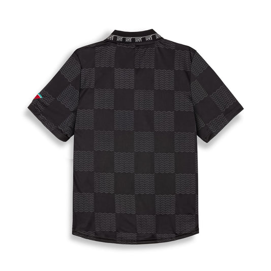 Grimey Nablus Land Back Soccer Jersey Black