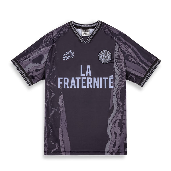 【GRIMEY】LA FRATERNITE SOCCER TEE Grimey Soccer Tee 100% Polyester. La Fraternite Soccer Tee