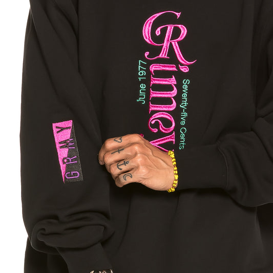 Sudadera Grimey Alienation Vintage Crewneck FW19 Black