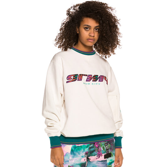 Sudadera Grimey Acknowledge Unisex Crewneck SS20 White