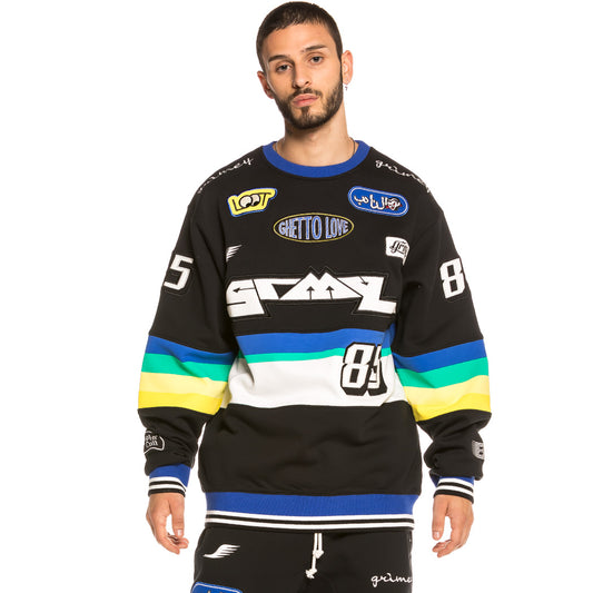 Grimey Arch Rival Rundhals-Sweatshirt FW20 Schwarz