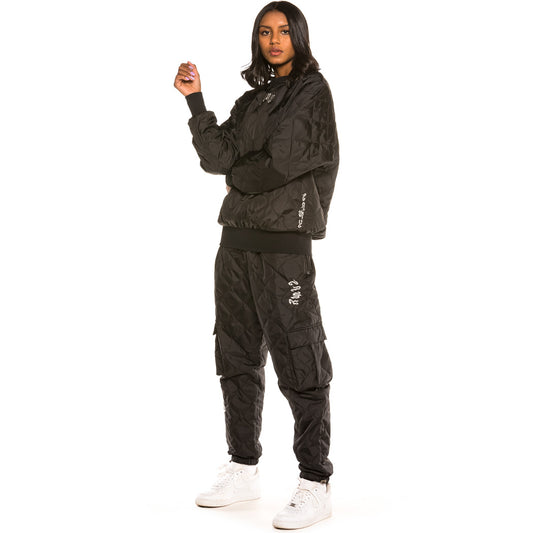 Pack Grimey Crewneck + Pants Yoga Fire Padded FW20 Black