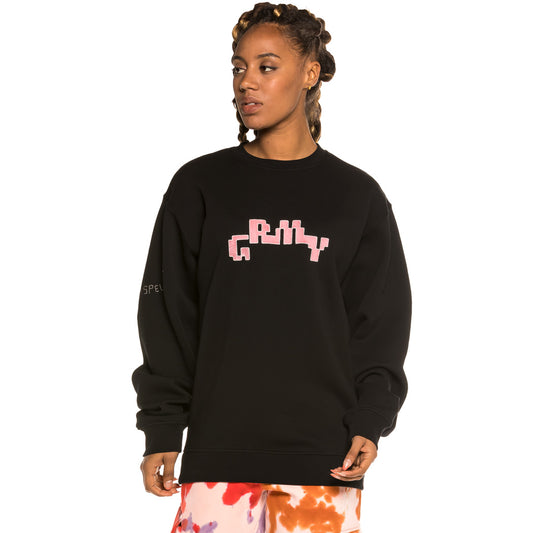 Sudadera Unisex Grimey "Liveution" Crewneck - Black | Spring 21