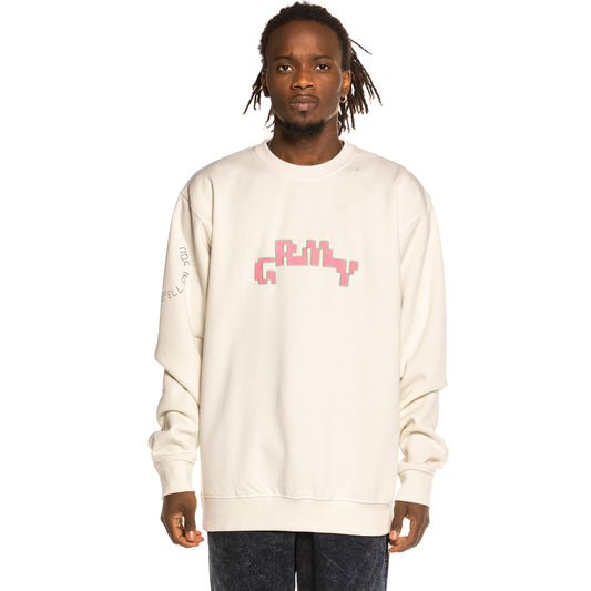 Sudadera Grimey "Liveution" Crewneck - White | Spring 21