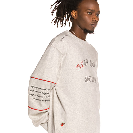 Grimey X GZUZ Crewneck Sport Grey | Spring 21