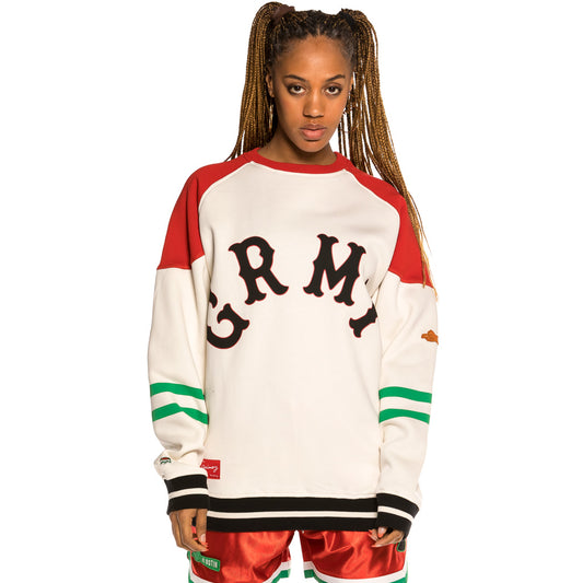 Sudadera Unisex Grimey "The Loot" Crewneck - White | Spring 21