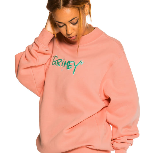Sudadera Unisex Grimey "Gem Cutting" Crewneck - Pink | Fall 21