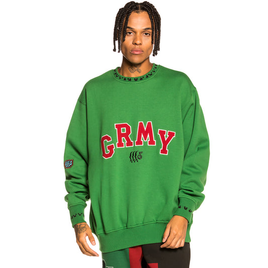 Sudadera Grimey "Singgang Junction GRMY" Crewneck - Green | Fall 21