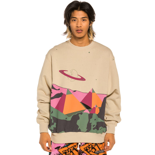 Sudadera Grimey "Space Lady" Crewneck - Sand | Winter 21