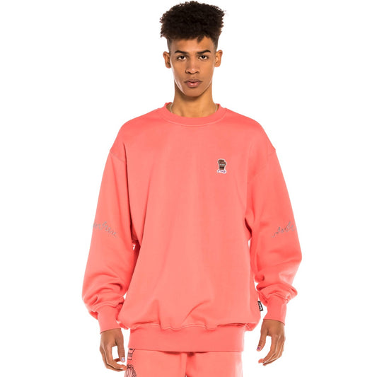 Sudadera Grimey "Day Dreamer" Crewneck - Coral | Spring 22