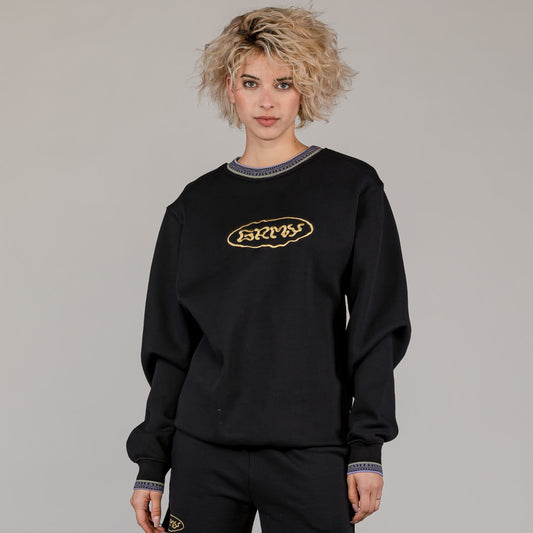 SUDADERA UNISEX GRIMEY UFOLLOW - NEGRA | PRIMAVERA 23