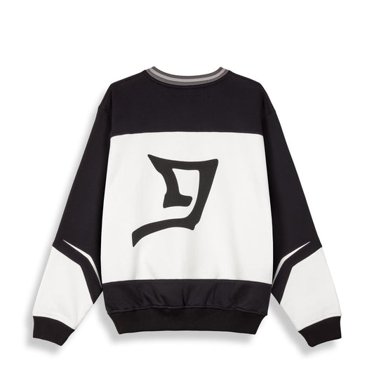Grimey Infamous Deeper V Neck Vintage Crewneck Black