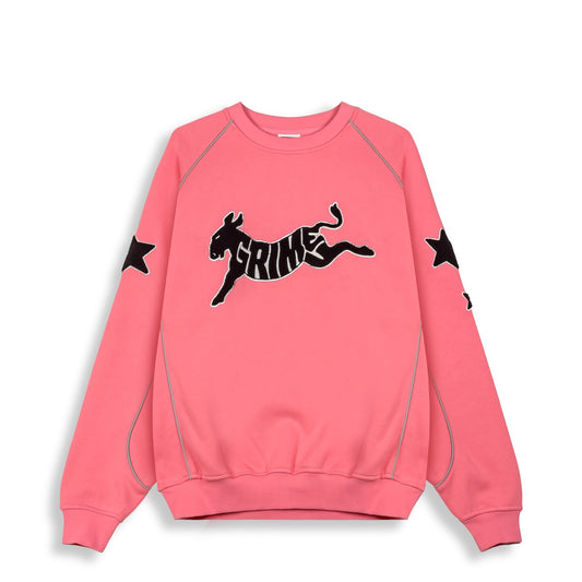 Grimey Tough Guys Vintage Crewneck Pink