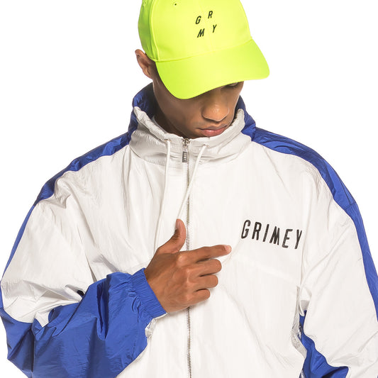 Track Jacket Grimey Planete Noire Silver FW19 White