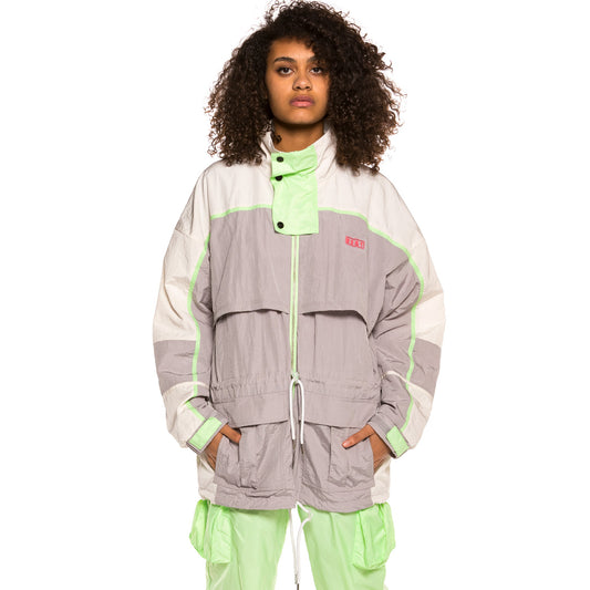 Grimey Rope a Dope Unisex Trainingsjacke SS20 Grau