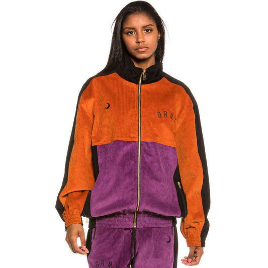 Grimey Nite Marauder Unisex Track Jacket FW20 Brick
