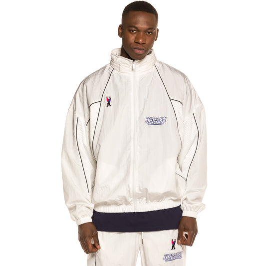 Grimey Ubiquity Track Jacket FW20 White