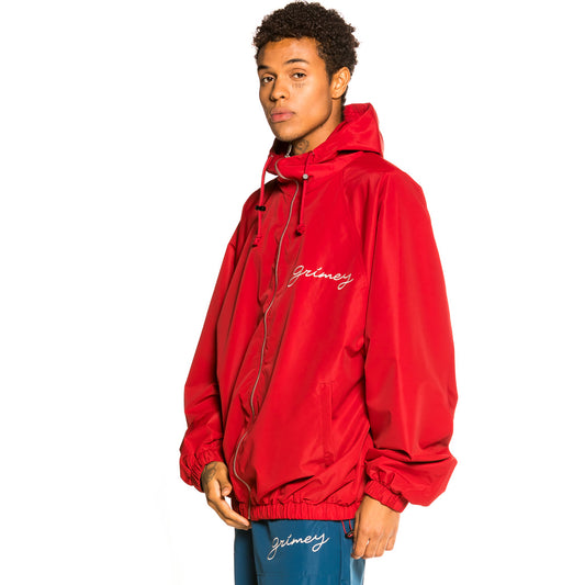 Grimey „Martinique Fact“ Kapuzenjacke – Rot | Herbst 21