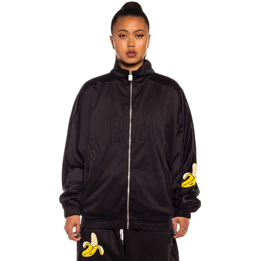 Grimey JUNGLE PUNCH Unisex Trainingsjacke – Schwarz | Frühling 22