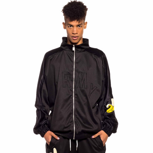 Track Jacket Grimey JUNGLE PUNCH - Black | Spring 22