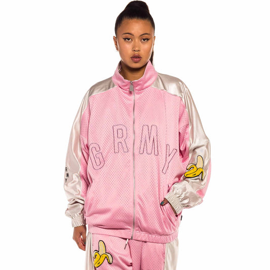 Grimey JUNGLE PUNCH Unisex Trainingsjacke – Pink | Frühling 22