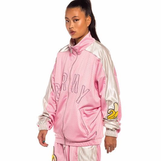 Grimey JUNGLE PUNCH Unisex Trainingsjacke – Pink | Frühling 22
