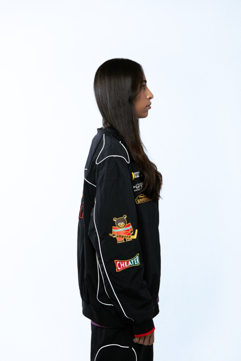 Grimey The Lower Depths Track Jacket Black BLACK