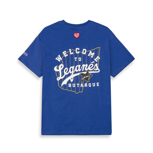 Grimey Lega X Grmy We Always Dreaming Butarque Regular Tee Royal Blue