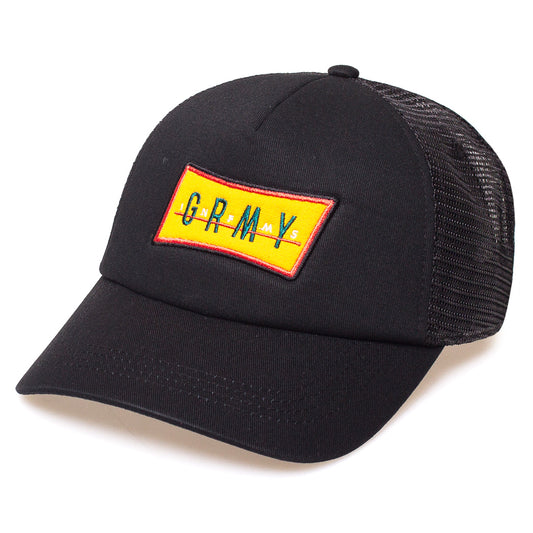 Grimey Midnight trucker curved visor SS19 Black