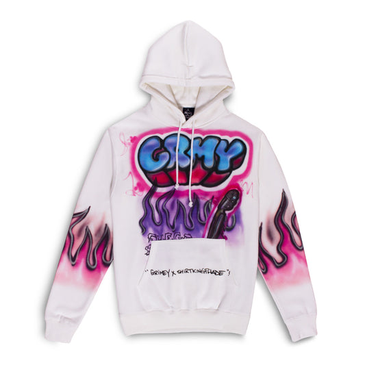Grimey X ShirtKingPhade Hoodie SS20 White