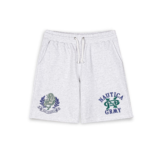 PANTALÓN CORTO GRIMEY MIGHTY HARMONIST NAUTICA X GRMY - SPORT GREY | SS24
