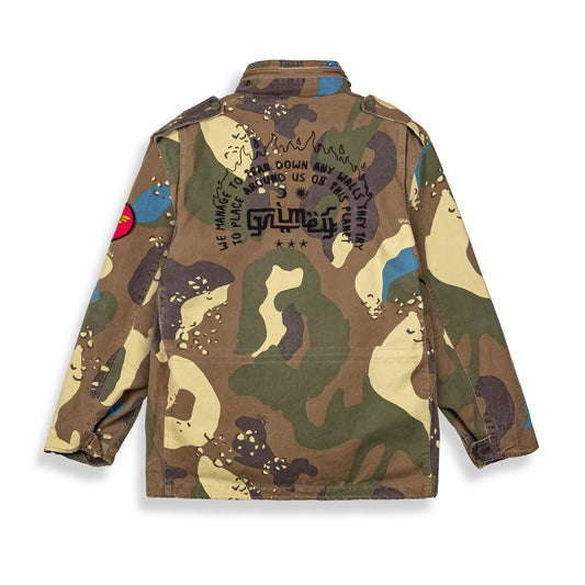 Grimey GLORIFIED Field Unisex Jacket - Camo | Spring 22