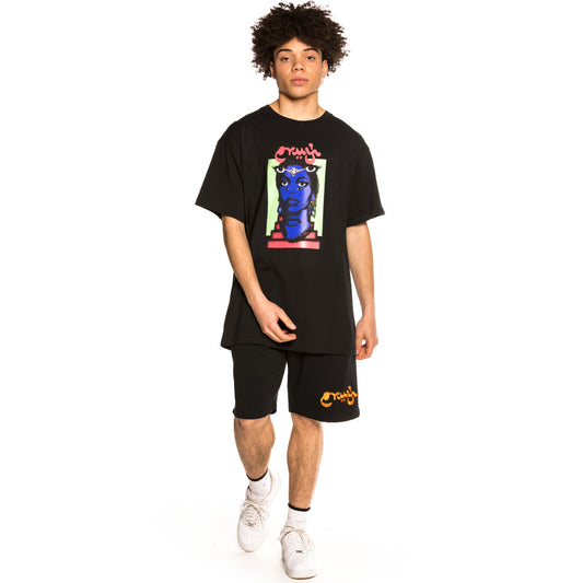 Pack Grimey Shorts "Hope Unseen" + Tee "High Priestess" - Black | Spring 21