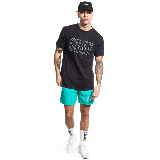 PACK TEE + SHORT PANT ROCK CREEK PARK SS17 BLACK / BLUE CERAMIC