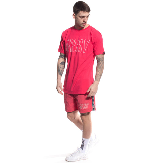 PACK TEE + SHORT PANT ROCK CREEK PARK SS17 TEABERRY RED