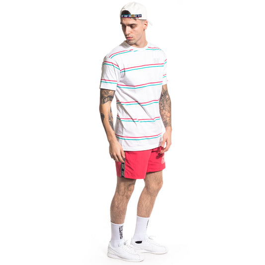 PACK TEE + SHORT PANT ROCK CREEK PARK SS17 WHITE / TEABERRY RED