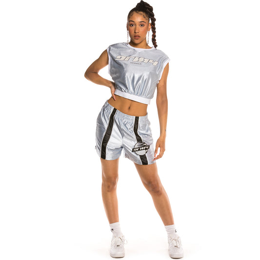 Pack Grimey Short + Top Acknowledge Girl SS20 Silver
