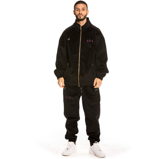 Pack Grimey Track Jacket + Pants Nite Marauder Corduroy  FW20 Black