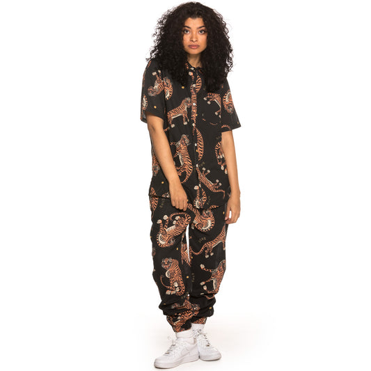 Pantalón Unisex Grimey Transsiberian Light Pant SS19 black