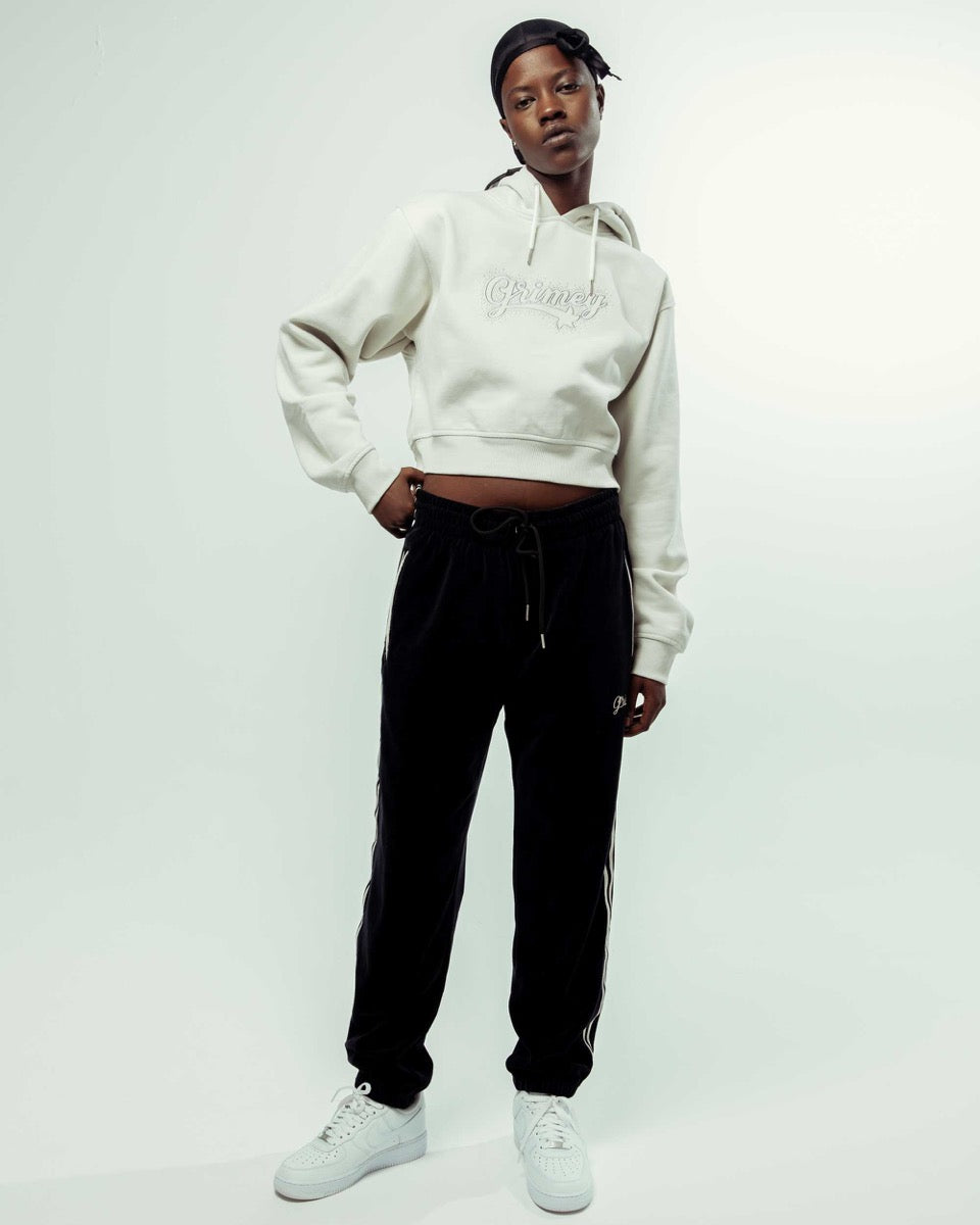 GRIMEY MADRID VELVET TRACK PANTS BLACK | FW23 NEGRO – Grimey