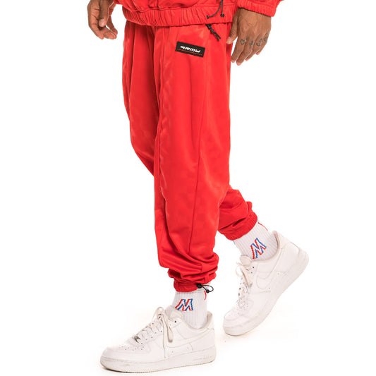 Grimey Sighting In Vostok Poly Trainingshose FW19 Rot