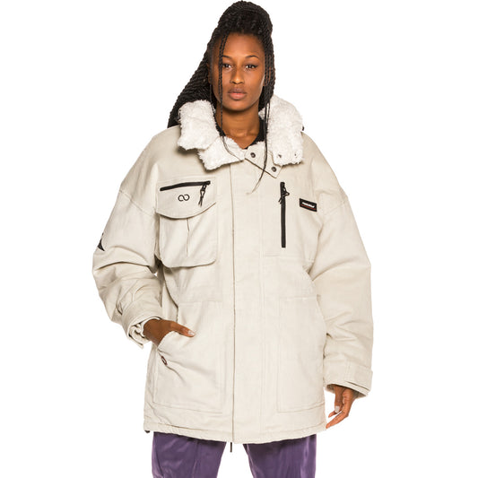 Parka Unisex Grimey Sighting in Vostok FW19 White