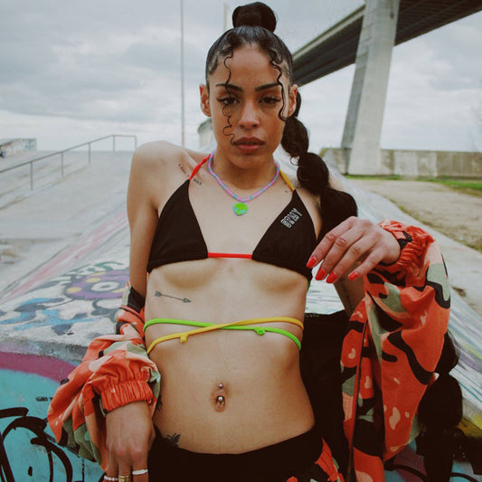 BIKINI GRIMEY THE TOUGHEST TOP - BLACK | Spring 23