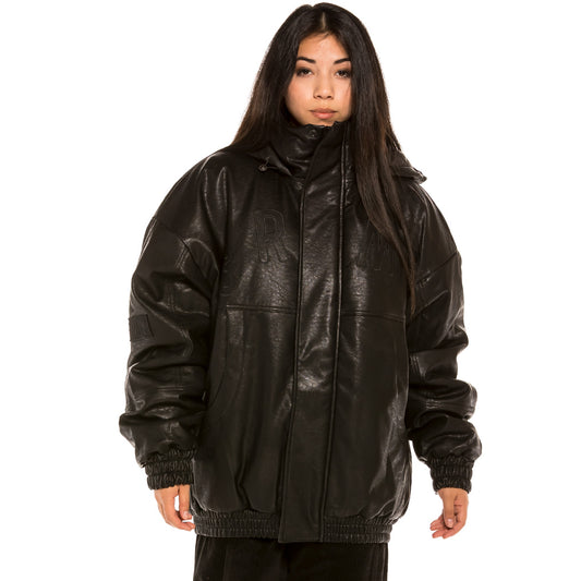 Pullover Unisex Grimey "Les Memories" PU Leather - Black | Winter 21