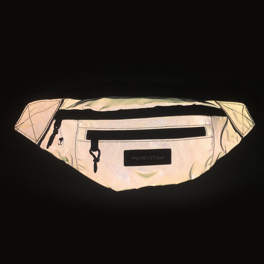 Riñonera Grimey Sighting in Vostok Reflective Fanny Pack FW19 Silver