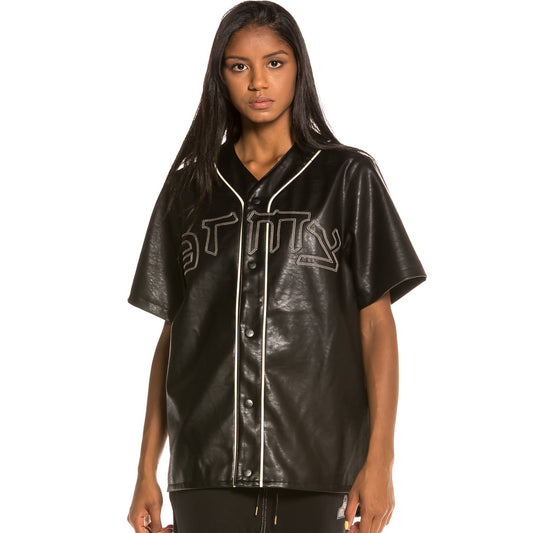 Grimey Call of Yore Unisex Baseball Jersey FW20 Black