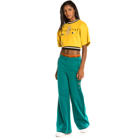 Grimey Nite Marauder Fleece Girl Crop Top FW20 Mustard