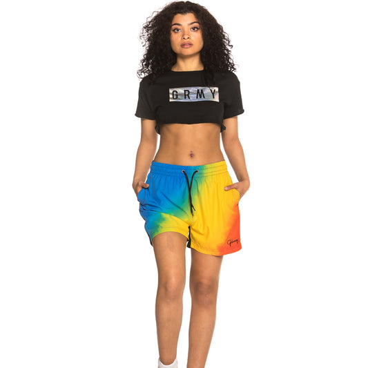 Grimey Laughin Boy Unisex Swimming shorts SS19 Blue