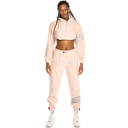 Pack Grimey Pant + Crop Hoodie Sighting in Vostok Polar Fleece Girl FW19 Pink